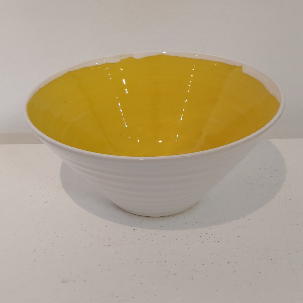 Rainbow Yellow Bowl